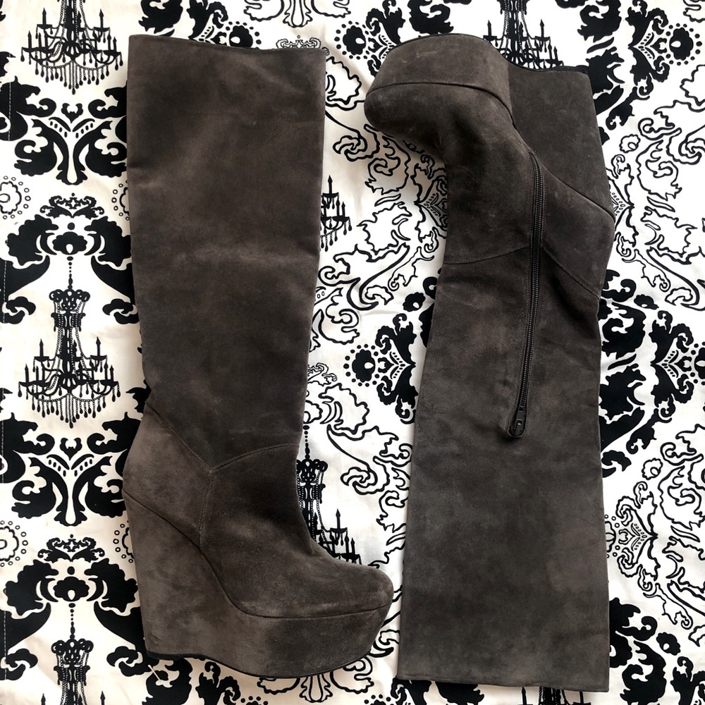 Stuart Weitzman wedge boots